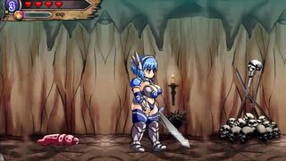 Cute warrior lady having sex with orcs and monsters men in Sword of Ryonasis new hentai ryona game