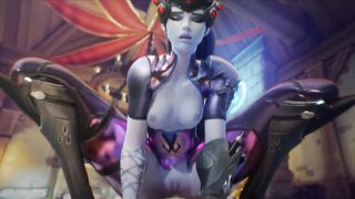3D Compilation: Overwatch Mercy Widowmaker Tracer Sombra Uncensored Hentai