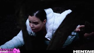 Real Life Hentai - BBW Cumflation - Sofia Lee fucked and cramped by Alien Monsters