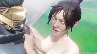 Apex Legends - Wraith Getting Fucked and Creampied