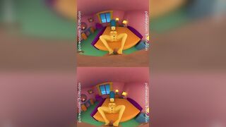 The Simpsons - Marge Simpson Footjob POV