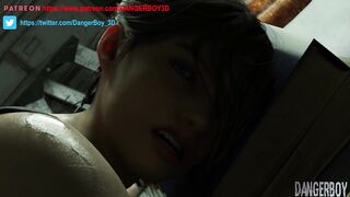Claire Redfield gets fucked by Mr X