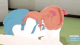 Asuka Langley Blowjob and Missionary Position