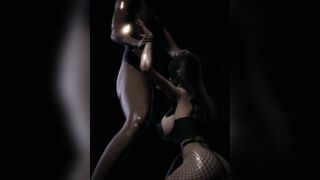 Big Tiddy Goth Girl fucks hard cock – Hentai