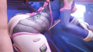 3D Compilation: Overwatch Dva Uncensored Hentai