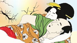 UKiyo Erotic Art – Asian Couple Having Sex