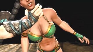 MK9 Jade vs Sub-zero Ryona in Freecam (1)