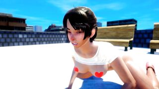 Hot girl with a tiny waist and a Big Ass Twerks for you