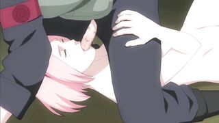 Sakura x Kakashi - Naruto Anime Hentai