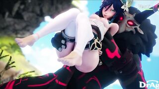 Female Venti Gets Fucked by a Mitachurl Genshin Impact Sex Porn Hentai Hilichurl