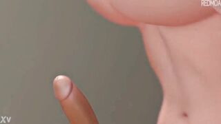 Trabajo de tetas de la Tía de Hiro, Cass Subtitulado Español