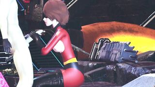 Violet Parr Uniform sex in her house The incredibles Pov and normal