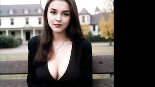 AI Art Model - College Goth Girl