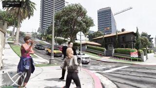 Me follo a peatonas en plena calle (GTA 5)