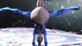 SAMUS PUTS HER BODY INTO THE OTHER ONE'S VAGINA P2