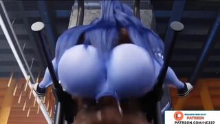 WIDOWMAKER HARD FUCKED BY BBC IN GYM AND GETTING CREAMPIE - OVERWATCH HENTAI ANIMATION 4K 60FPS