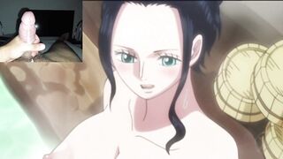 Nami And Nico Robin in the bath uncensored uncensored scene of Nami And Nico Robin