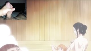 Nami And Nico Robin in the bath uncensored uncensored scene of Nami And Nico Robin