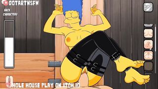 Marge Simpson Milf Legs Spread Missionary On Desk Anal Cum Filling - Hole House