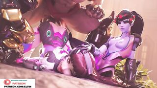 Widowmaker Watch Hard Anal Fucking Dva | Hottest Hentai Overwatch 4k 60fps