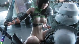 Yuffie Fucking the Guard to Distract Him || 4K60