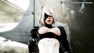 2B Getting Fucked in the Resistance Camp || 4K60
