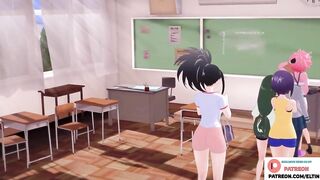 Uraraka And Her Futanari Girlfriends Fuck And Creamie Femboy Midoriya |Futa yHentai My Hero Academia