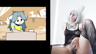 NYAURI1 reacciona a Tems - Minus8 Undertale Tems Animation Uncensored