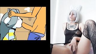 NYAURI1 reacciona a Tems - Minus8 Undertale Tems Animation Uncensored