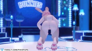 Sexy Furry Girl Exotic Nude Dancing