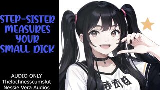 Step-Sister Measures Your Small Dick | Audio Roleplay Preview