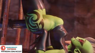 MONSTER GIRL FUCKED BY SEX MACHNE IN DUNGEON | HOTTEST MONSTER GIRL HENTAI ANIMATION 4K 60FPS