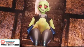 MONSTER GIRL FUCKED BY SEX MACHNE IN DUNGEON | HOTTEST MONSTER GIRL HENTAI ANIMATION 4K 60FPS