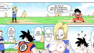Android 18 anal fucked by Goku's huge cock