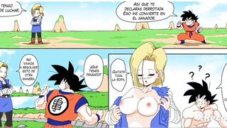 Android 18 anal fucked by Goku's huge cock