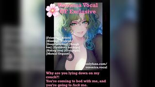 BEST ASMR AUDIO “Why are you laying down on my couch? You can lay down in my bed. After you fuck me”