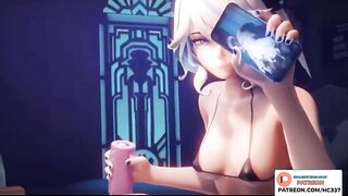 FURINA NETORARE MASTURBATION TRANING WITH NEW TOY | GENSHIN IMPACT NTR HENTAI ANIMATION 4K 60FPS