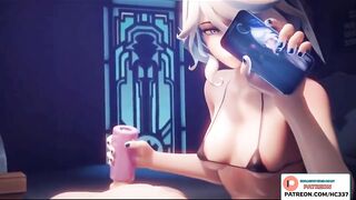 FURINA NETORARE MASTURBATION TRANING WITH NEW TOY | GENSHIN IMPACT NTR HENTAI ANIMATION 4K 60FPS