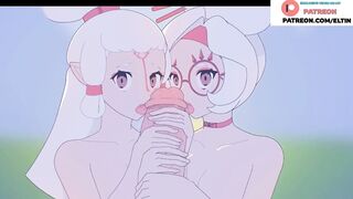Purah With Girlfriend Find Big Dick And Getting Cum On Face Amazing Hentai Story | Zelda Hentai 4k