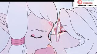 Purah With Girlfriend Find Big Dick And Getting Cum On Face Amazing Hentai Story | Zelda Hentai 4k