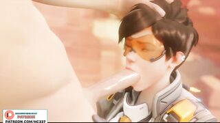 Tracer Blowgob On Route 66 Cum On Face | Overwatch Hentai Animation 4K 60Fps