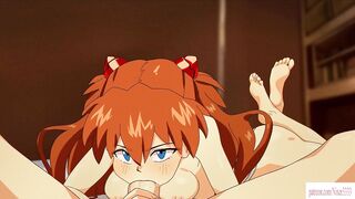 Hentai Story Evangelion Asuka Have First Time With Shinji Uncensored 60 FPS