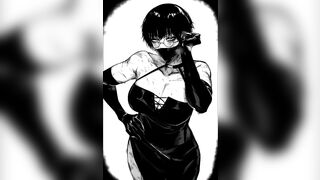 Maki Zenin mommy Jujutsu Kaisen sexy manga edit funked up Phonk