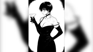 Maki Zenin mommy Jujutsu Kaisen sexy manga edit funked up Phonk