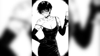 Maki Zenin mommy Jujutsu Kaisen sexy manga edit funked up Phonk