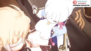 Kamisato Ayaka Hard Fucking In Tea House And Getting Creampie | Hottest Genshin Impact Hentai 4k