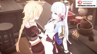 Kamisato Ayaka Hard Fucking In Tea House And Getting Creampie | Hottest Genshin Impact Hentai 4k