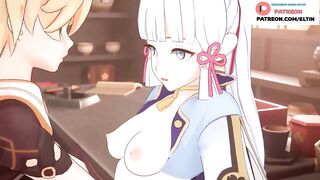 Kamisato Ayaka Hard Fucking In Tea House And Getting Creampie | Hottest Genshin Impact Hentai 4k
