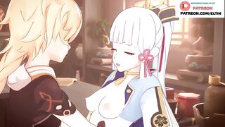 Kamisato Ayaka Hard Fucking In Tea House And Getting Creampie | Hottest Genshin Impact Hentai 4k