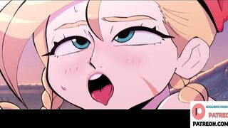 Cammy Public Fuck And Creampie On Big Arena | Hottest Street Fighter Hentai 4k 60fps